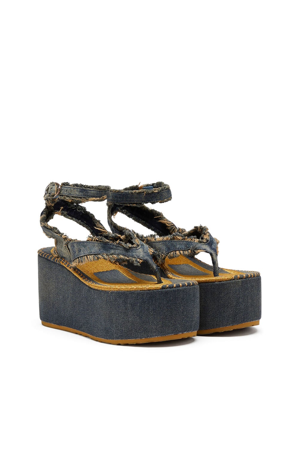 DIESEL Sandals Denim Frayed Details 2026 | Drip Kickz DIESEL Sandals Denim Frayed Details - Image 2