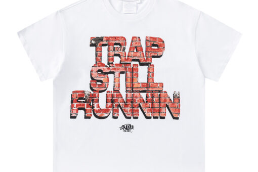 Syna World Trap Still Runnin T Shirt White