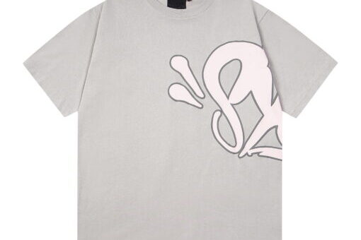 Syna World Team Syna Tee T Shirt Grey/Pink