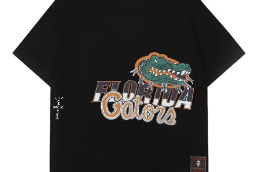 Travis Scott T Shirt Black With Logo Print