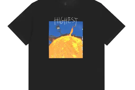Travis Scott Highest The Room Graphic T-Shirt Black