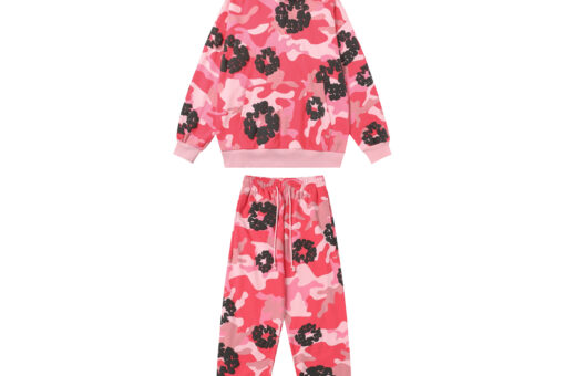 Denim Tears Cotton Wreath Tracksuit Pink Camo