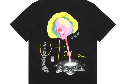 Travis Scott Lollipop Tee Utopia Black