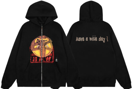 Travis Scott x WWE Mankind Zip Hoodie
