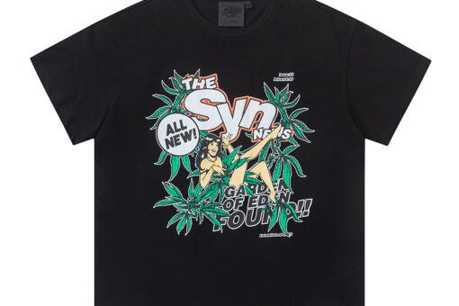 Syna World Garden of Eden Found T Shirt Black