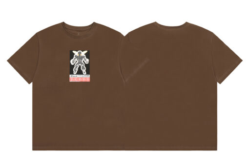 Travis Scott Blackout Tee Brown