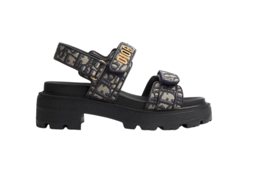 Platform Sandal Cotton Embroidered