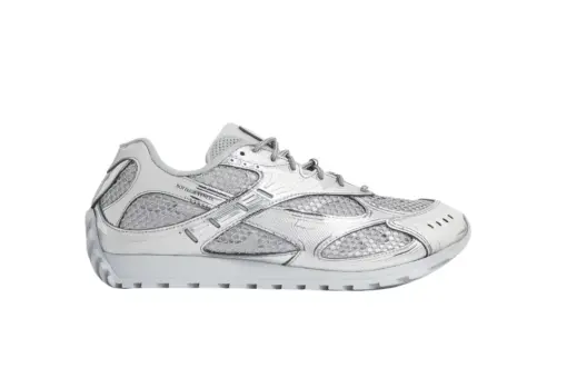 Bottega Veneta Orbit Sneaker White Silver