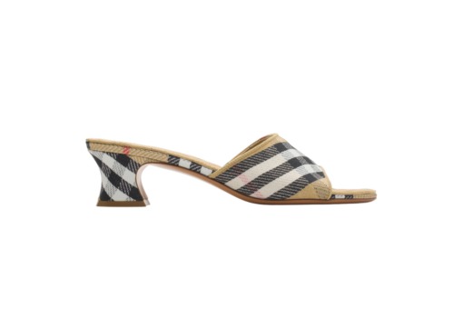 Burberry Check Sloane Mules