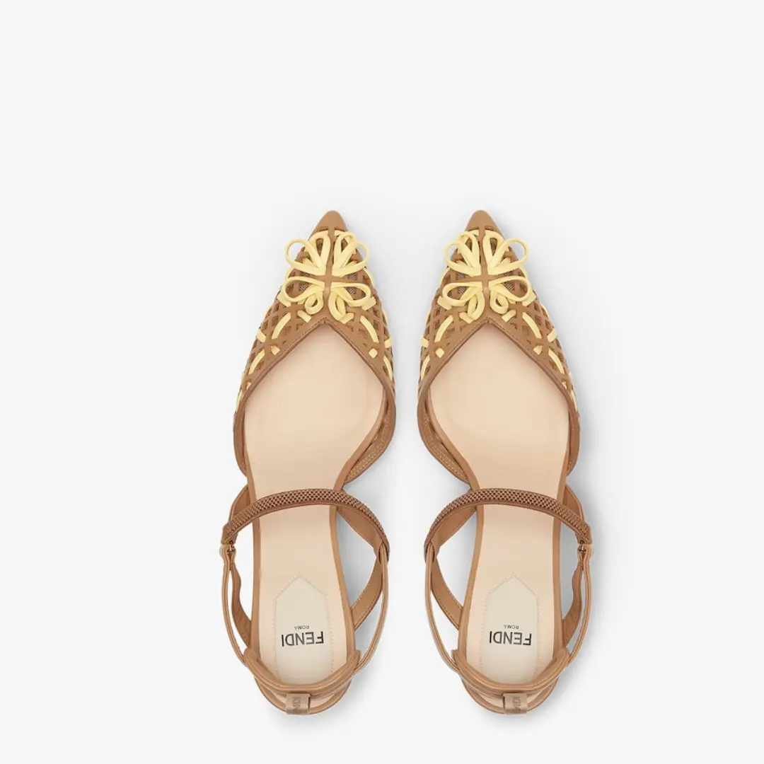 Fendi Colibrì Light Brown Yellow Leather 2026 | Drip Kickz Fendi Colibrì Light Brown Yellow Leather - Image 2
