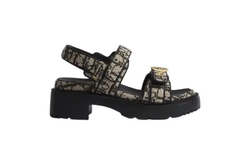 Platform Sandal Beige & Black
