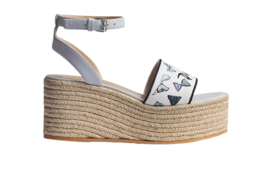 Dway Wedge Slide Blue & White