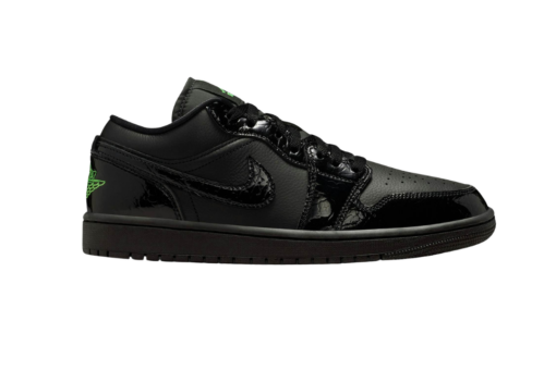 Air Jordan 1 Low SE Black Croc Scream Green