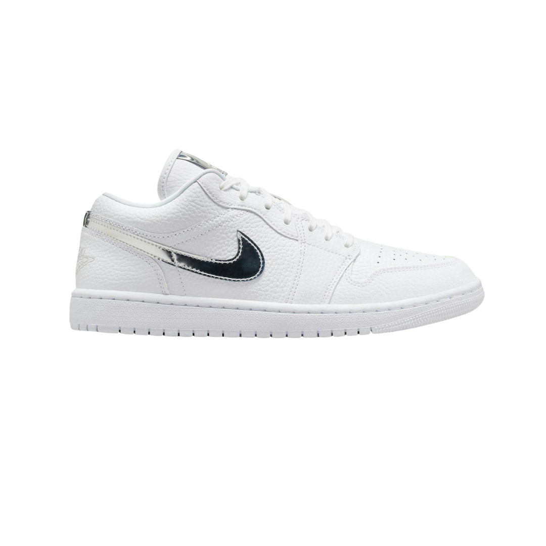 Air Jordan 1 Low SE White Metallic Silver 2026 | Drip Kickz Air Jordan 1 Low SE White Metallic Silver