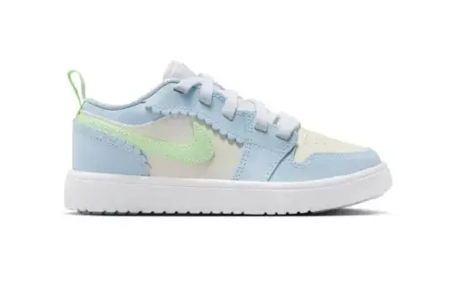 Air Jordan 1 Low ALT SE Half Blue Sail Vapor Green PS