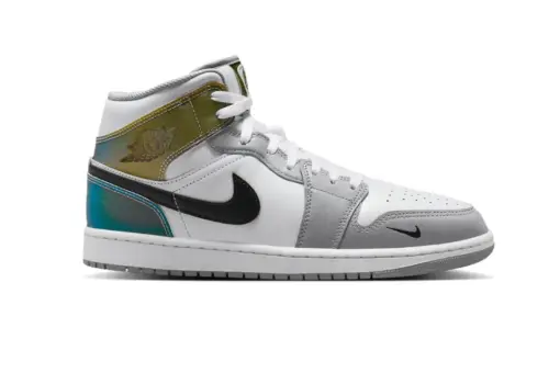 Air Jordan 1 Mid SE Multi-Color White Wolf Grey