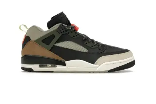 Jordan Spizike Low Anthracite Mango Cargo Khaki
