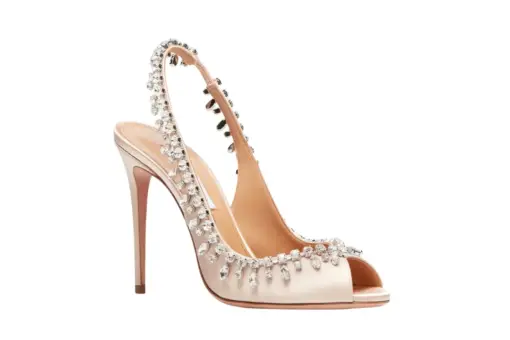 Temptation Crystal Satin Sandal 105 - 41