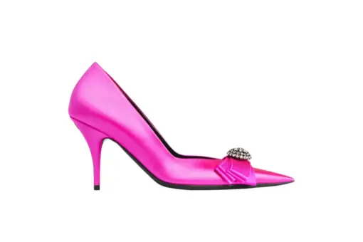 Balenciaga Avenue Palazzo Pump Fuchsia