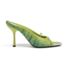 DIESEL High Denim Mule Floating Oval D