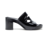 DIESEL Sa-Bonnie-Heeled Rubber Slides Cut-Out Logo