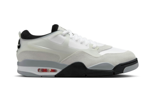 Air Jordan 4 RM White Light Smoke Grey Black - 44