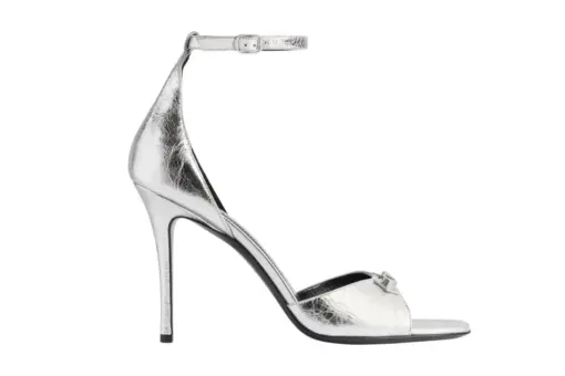 Balenciaga City Uptown Sandal Silver