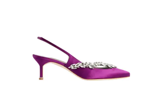 Balenciaga Manolo Blahnik Slingback Violet