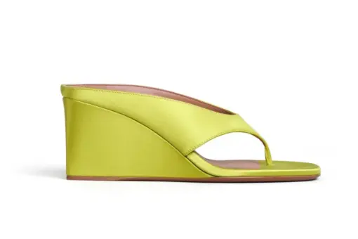 Alaïa Cube Thong Mules Satin