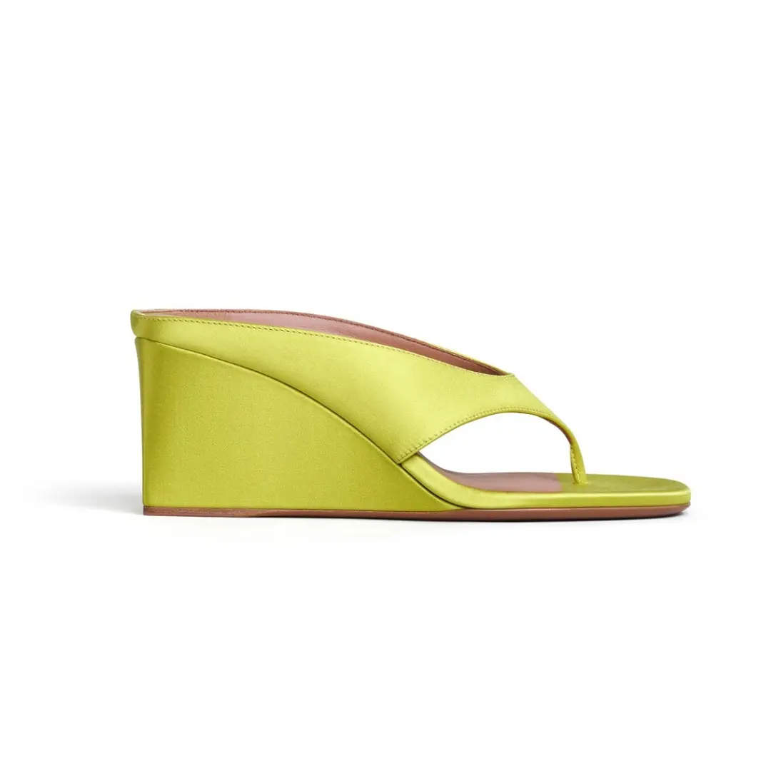 Alaïa Cube Thong Mules Satin 2026 | Drip Kickz Alaïa Cube Thong Mules Satin