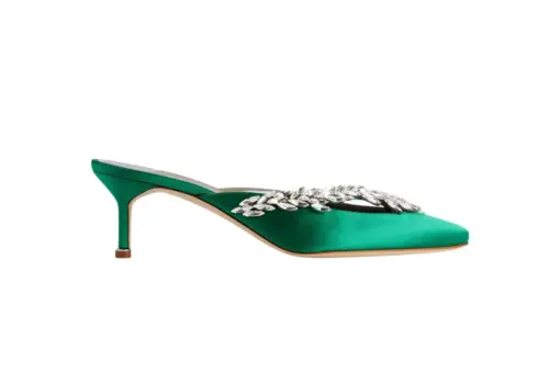 Balenciaga Manolo Blahnik Mule Grass