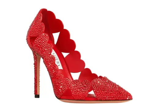Amourose Maxi Crystal Pump 105 Red