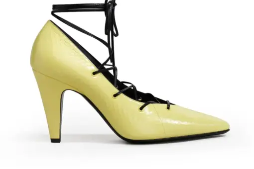 Alaïa Cone Laced Pumps Ayers Leather