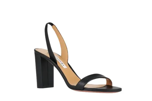 So Nude Block Sandal 85 Black