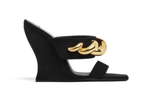 Alaïa Wave Jewel Mules Suede
