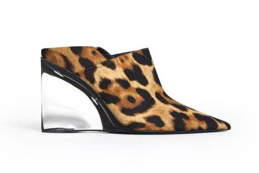 Alaïa Invisible Mules Printed Twill