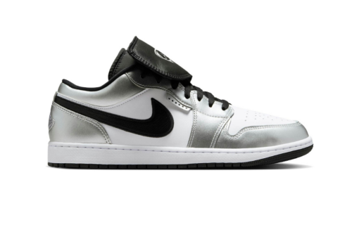 Air Jordan 1 Low SE Metallic Silver Tiempo