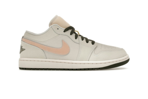 Air Jordan 1 Low Sail Crimson Tint Khaki