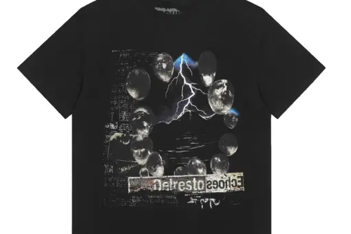 Travis Scott Utopia Echoes Circus Maximus Tee Black