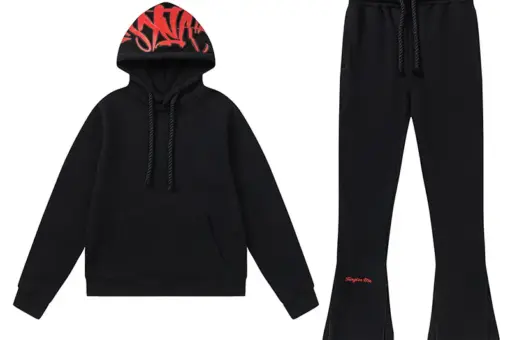 Syna World Tracksuit Flared Pants Black