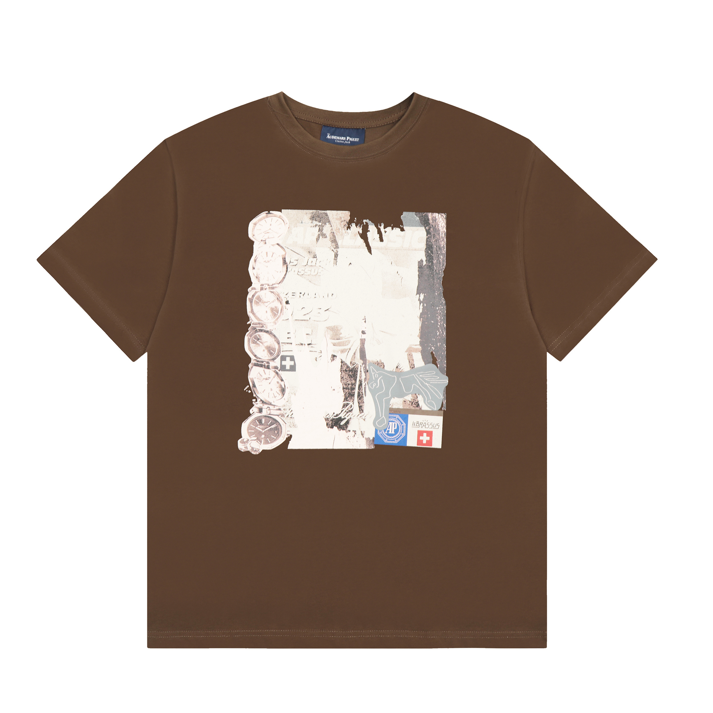 Travis Scott Audemars Piguet Classic Tee Brown 2026 | Drip Kickz Travis Scott Audemars Piguet Classic Tee Brown