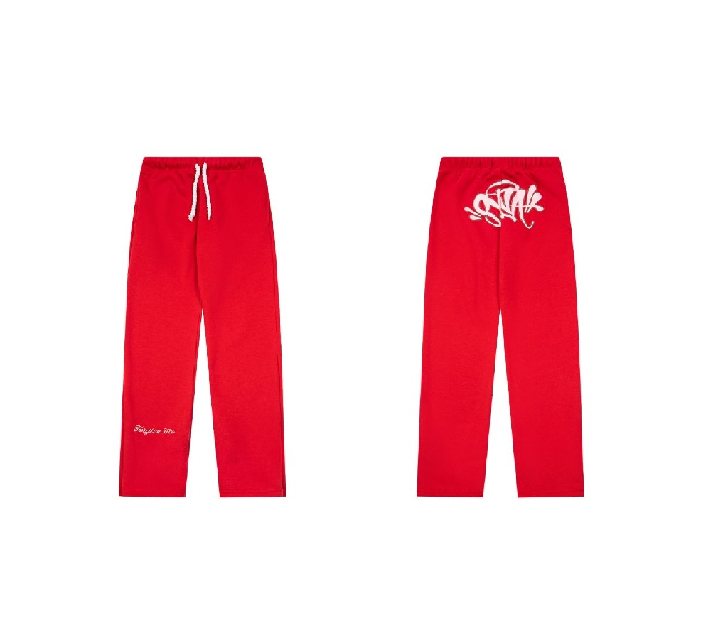 Syna World Tracksuit Hoodie Matching Pants Red 2026 | Drip Kickz Syna World Tracksuit Hoodie Matching Pants Red - Image 2