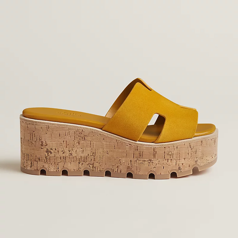 Hermes Eze 30 Sandal Heel Jaune Sésame 2026 | Drip Kickz Hermes Eze 30 Sandal Heel Jaune Sésame