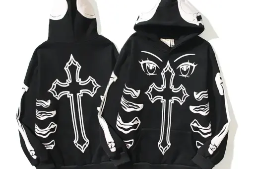 Travis Scott White Graphic Cross Skeleton Bones
