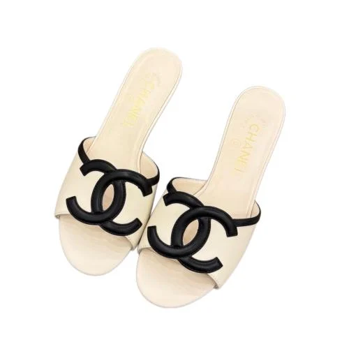 Lambskin C Cutout Sandal Mules White 2026 | Drip Kickz Lambskin C Cutout Sandal Mules White