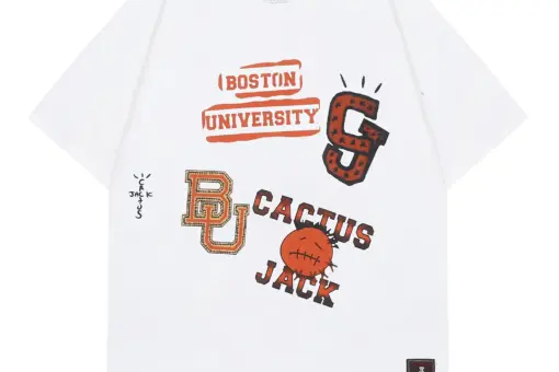 Travis Scott Jack Goes Back to College T-Shirt White