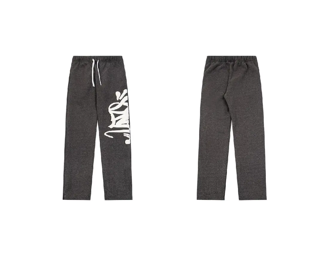 Syna World Foaming Letters Tracksuit Set Royal Grey White 2026 | Drip Kickz Syna World Foaming Letters Tracksuit Set Royal Grey White - Image 2