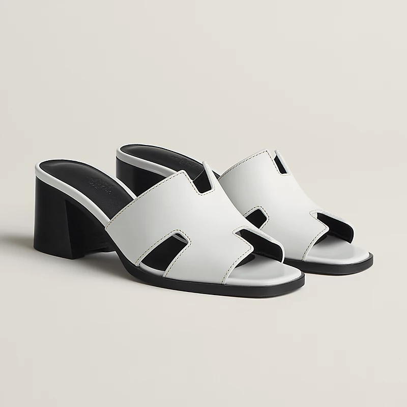 Hermes Helia 60 Sandal Heel Blanc 2026 | Drip Kickz Hermes Helia 60 Sandal Heel Blanc - Image 2