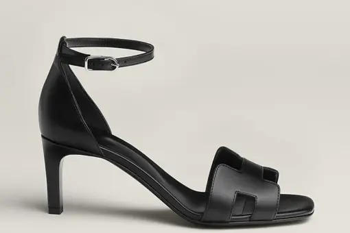 Hermes Joy 70 Sandal Heel Black - 37