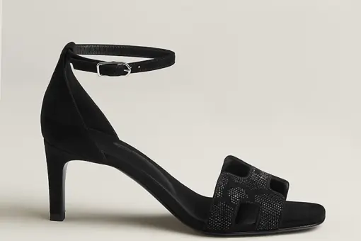 Hermes Joy 70 Sandal Heel Black - 39